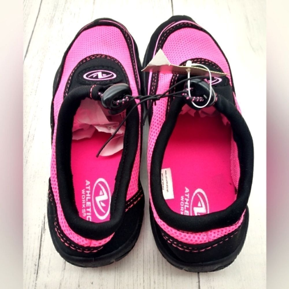 Girls Water Aqua Shoes SZ 5/6 Nwt Kids Neon Pink - Picture 6 of 10
